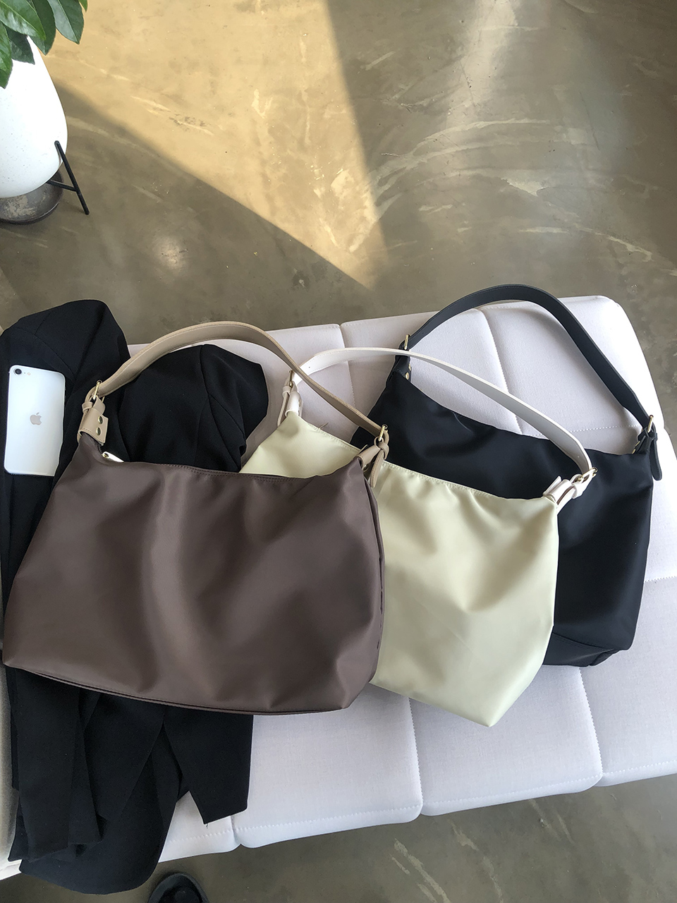 [Waterproof] Shoulder Eco Bag (3 colors)