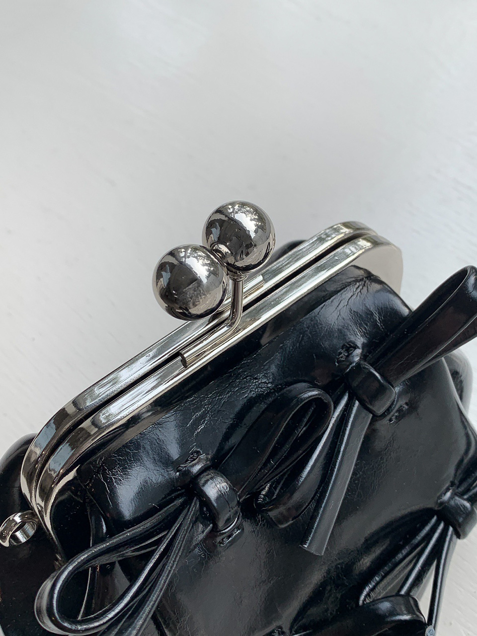 Ribbon 2-Way Chain Mini Crossbody Bag (2 Strap Types)
