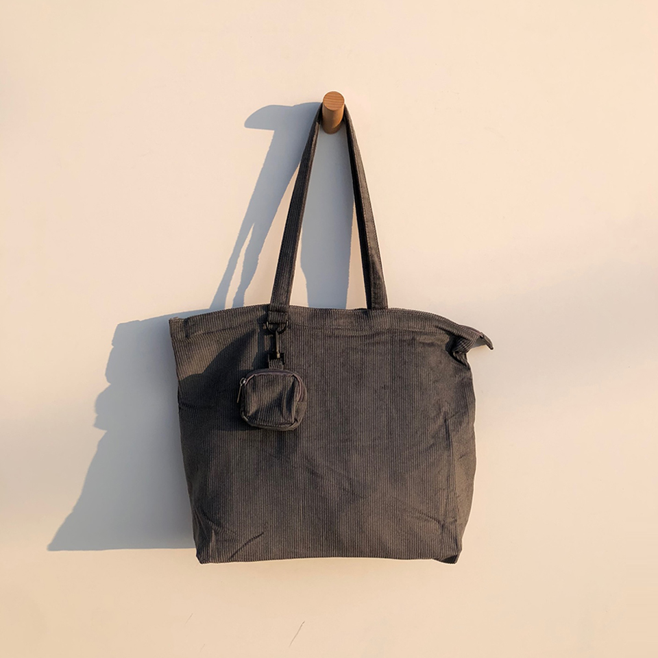 Corduroy eco bag