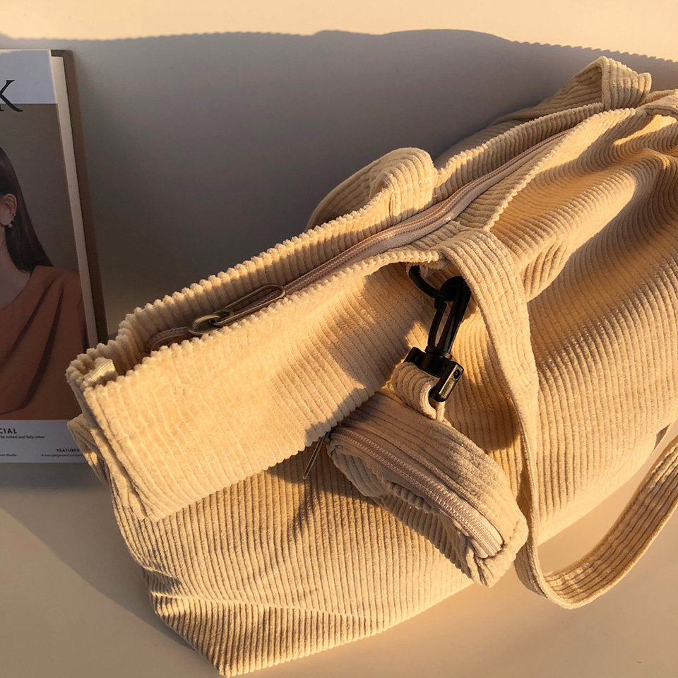 Corduroy eco bag