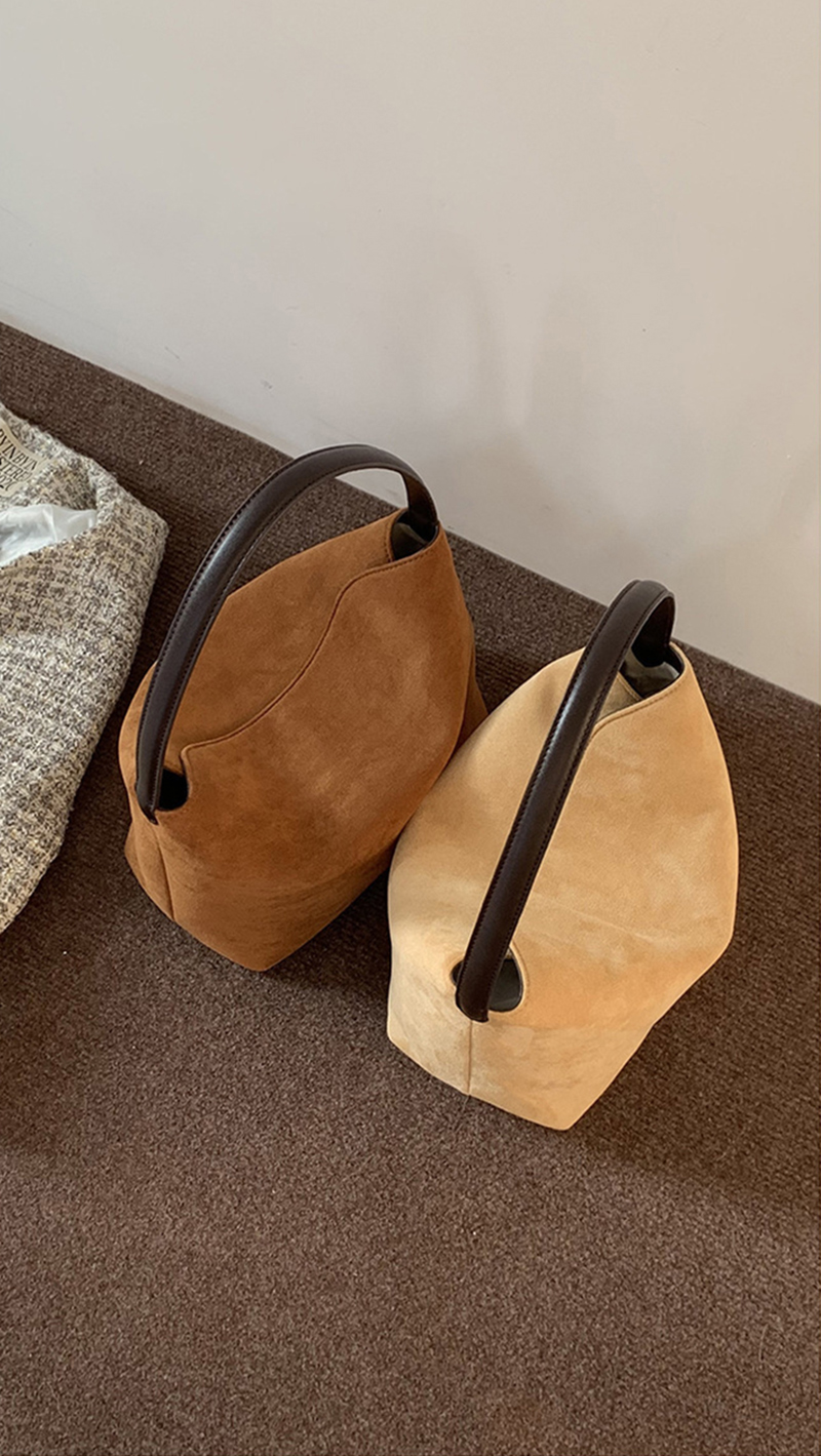 Suede bag