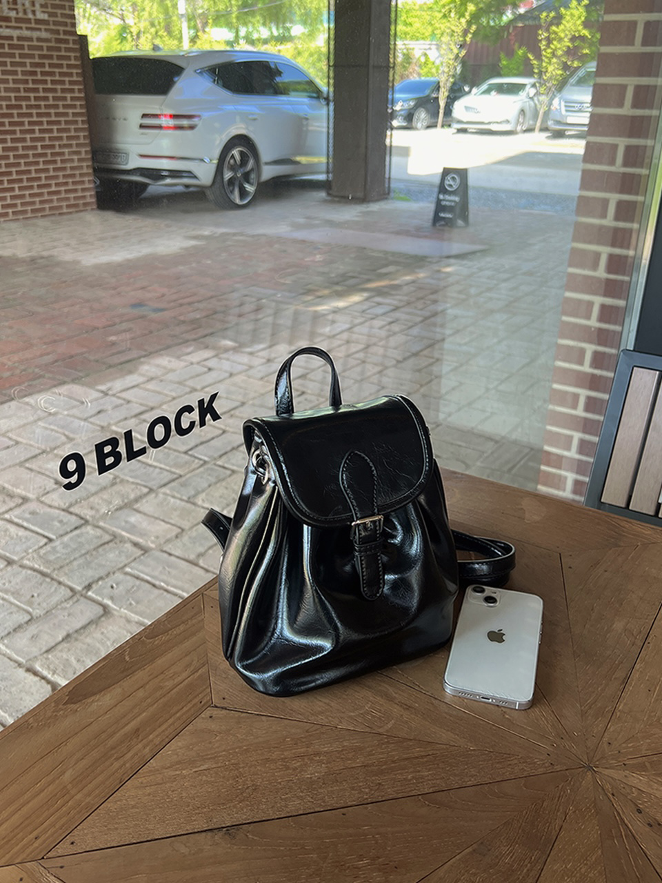 Wrinkle Buckle Bucket Mini Backpack (5 colors)