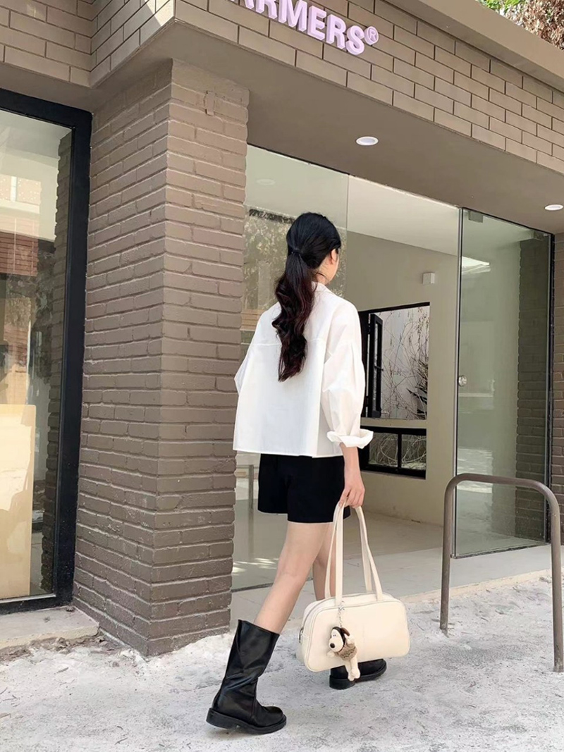 Crack Square Shoulder Bag (3 colors)