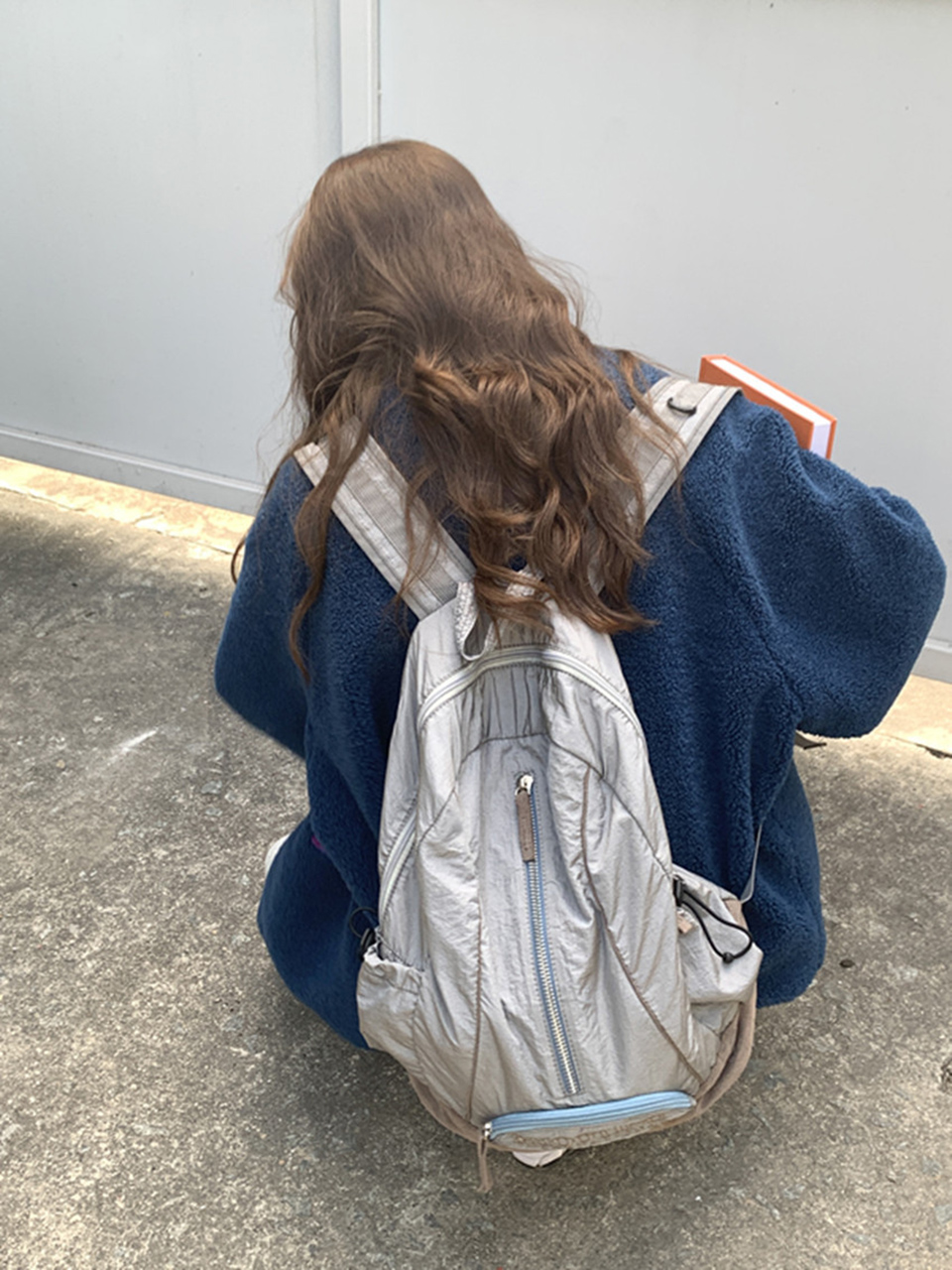 Shooting Embroidered String Pocket Nylon Backpack