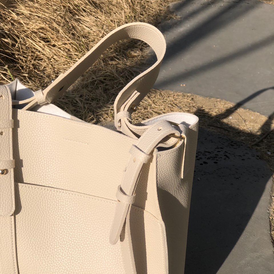 Two-way Big Cross Bucket Bag (7 colors)