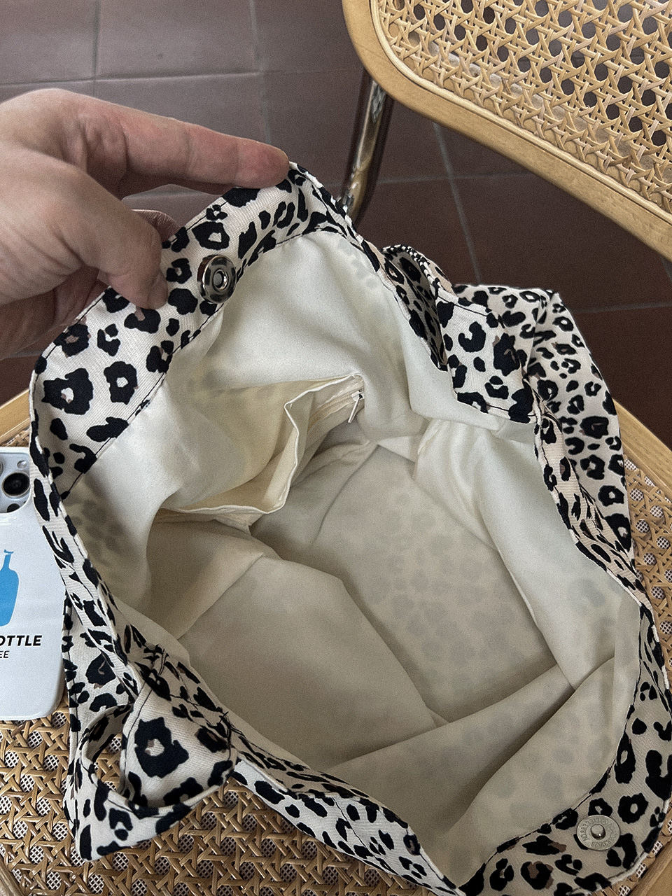 Daily Leopard Shoulder Bag/Tote Bag