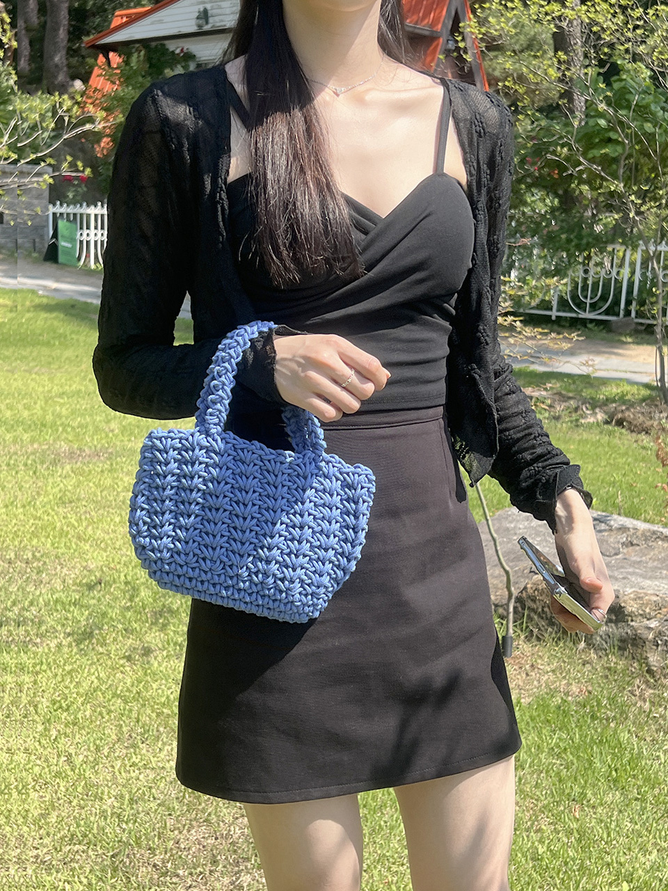 Crochet Mini Tote Bag (6 colors)