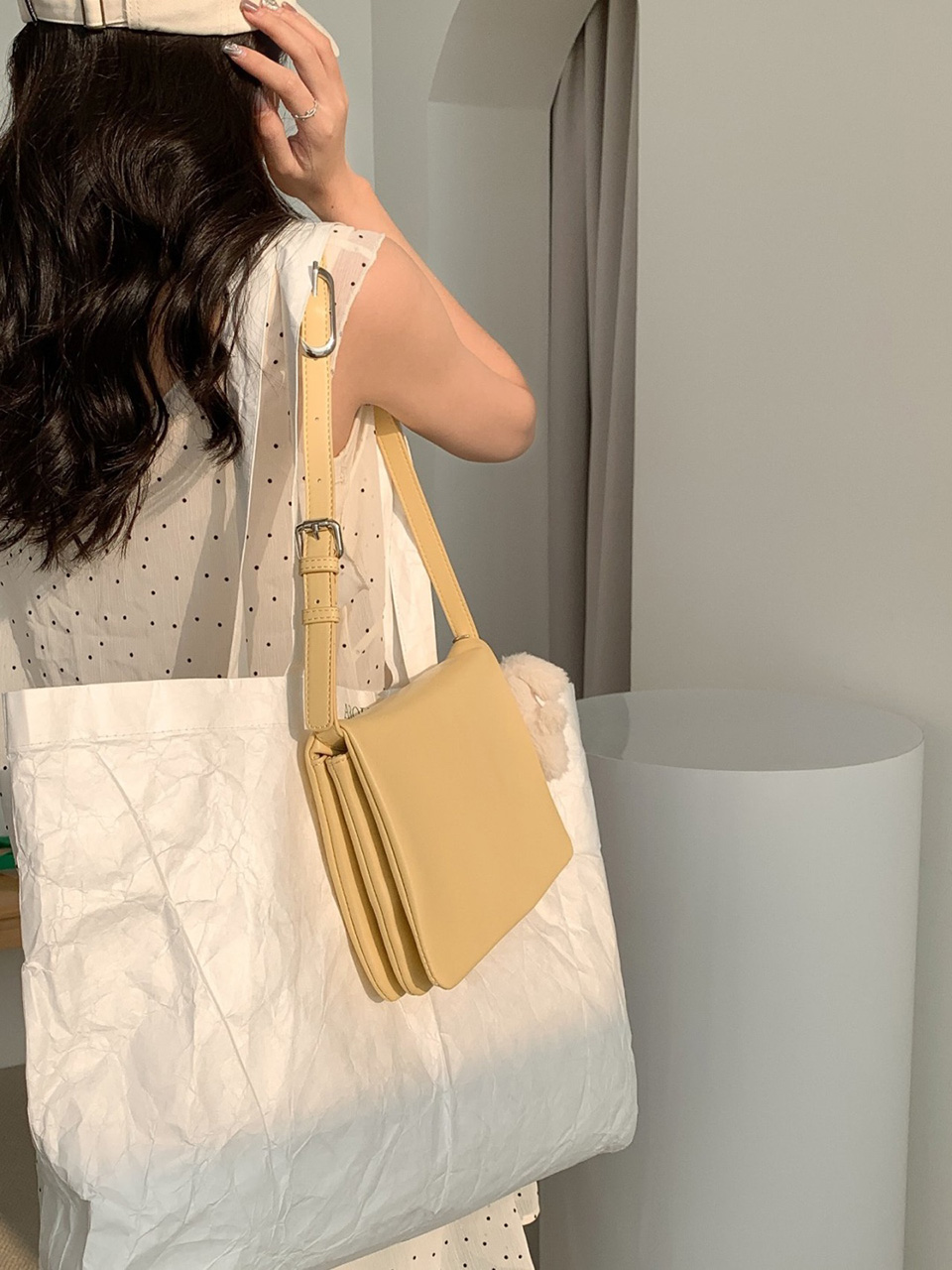 Square Mini Shoulder Bag (4 colors)