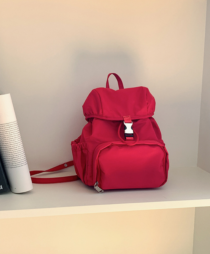 Casual nylon mini backpack