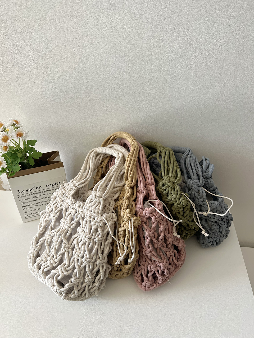 Arte Knitted Net Summer Net Bag