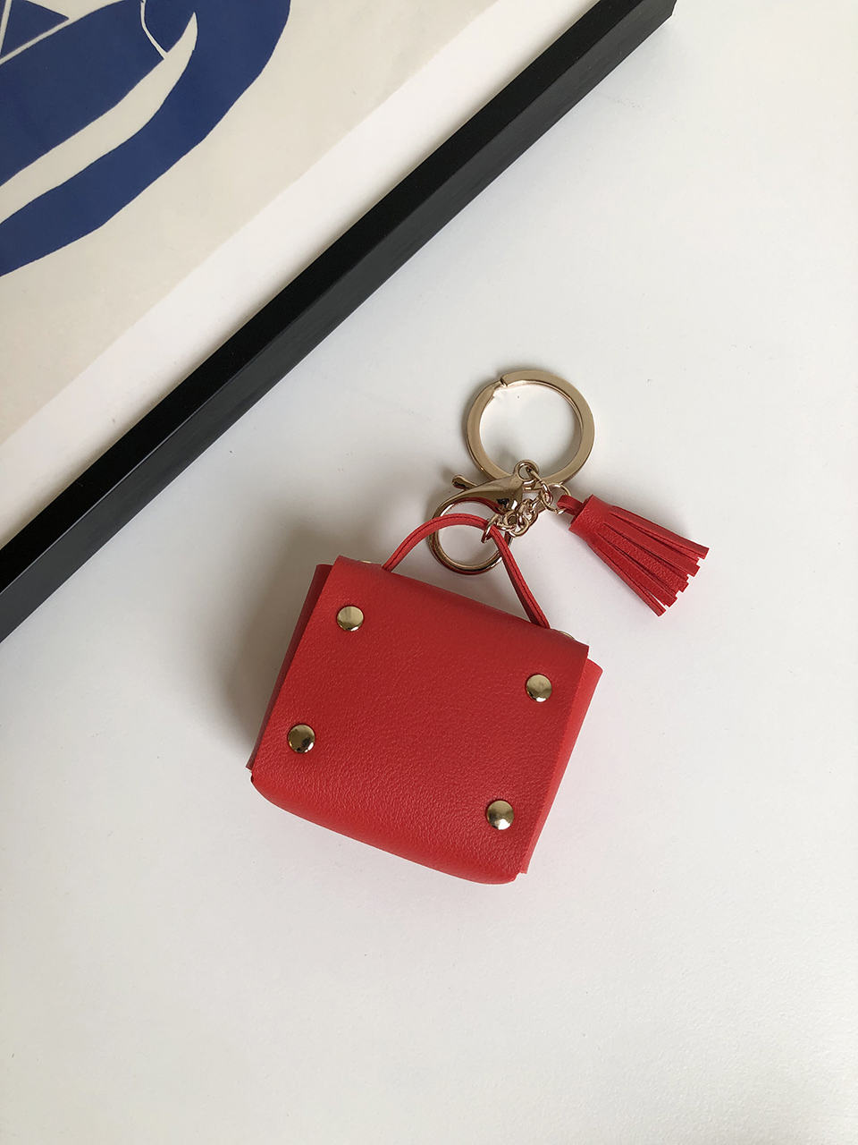 Flower AirPods Case Mini Bag Keyring (5 colors)