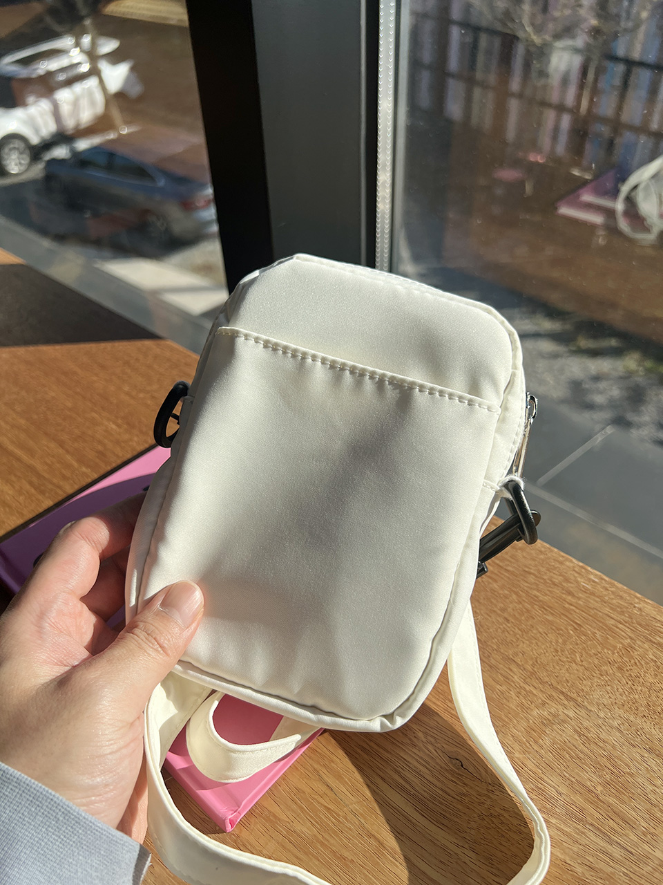 Smooth Quilted Square Mini Bag