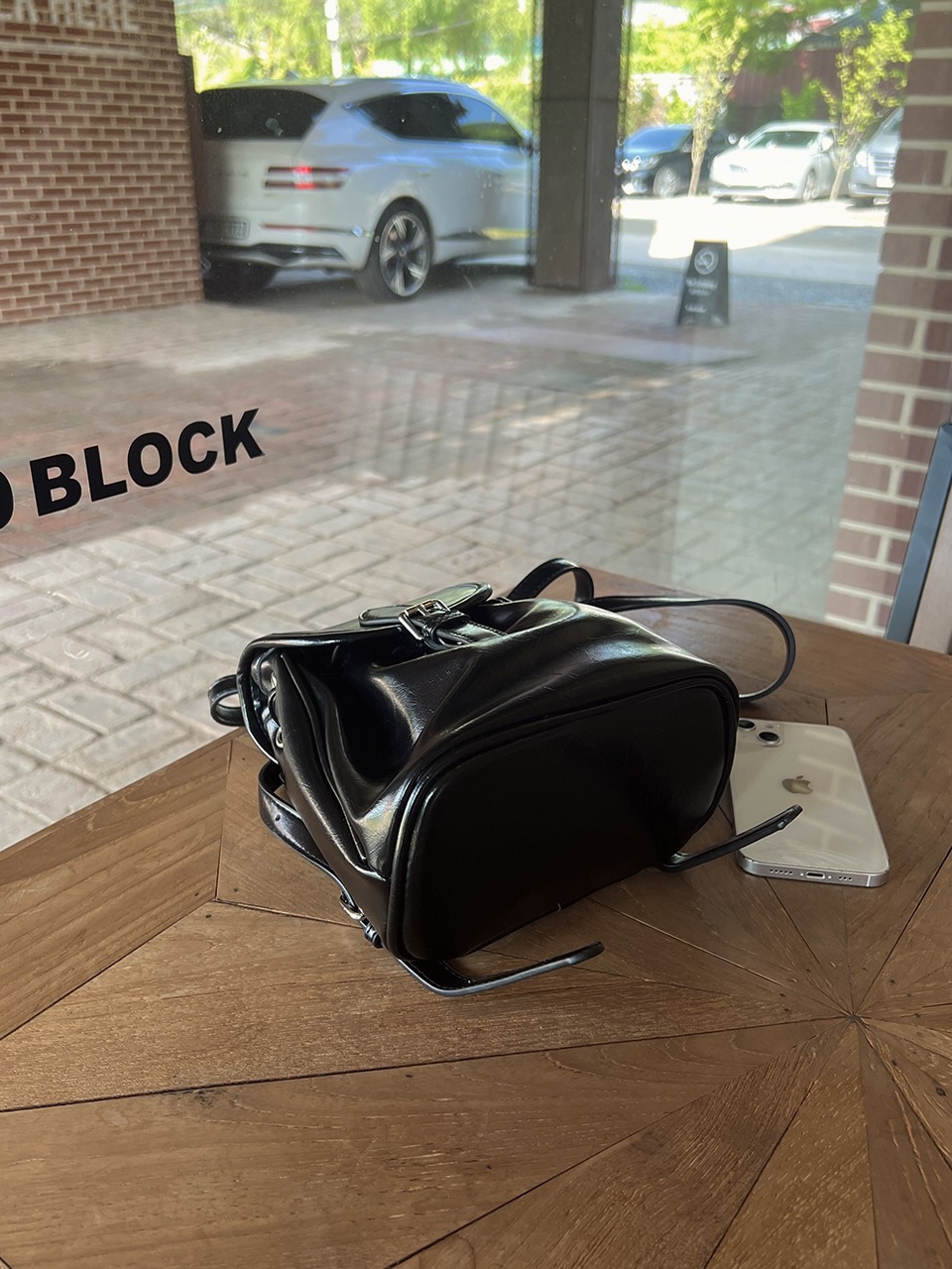 Wrinkle Buckle Bucket Mini Backpack (5 colors)