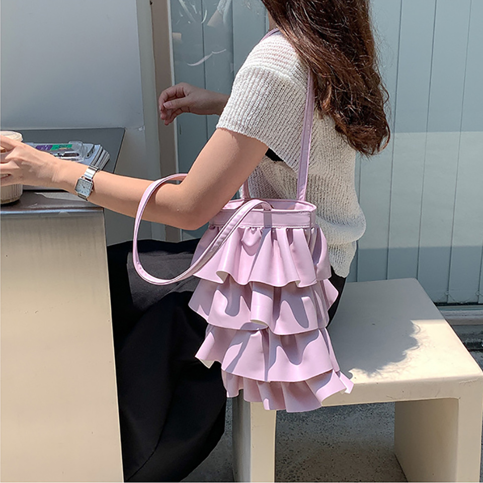 Sharif Frill Frits Shoulder Bag
