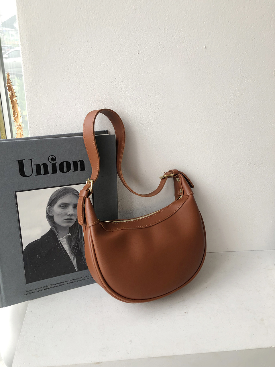Two-strap mini shoulder bag