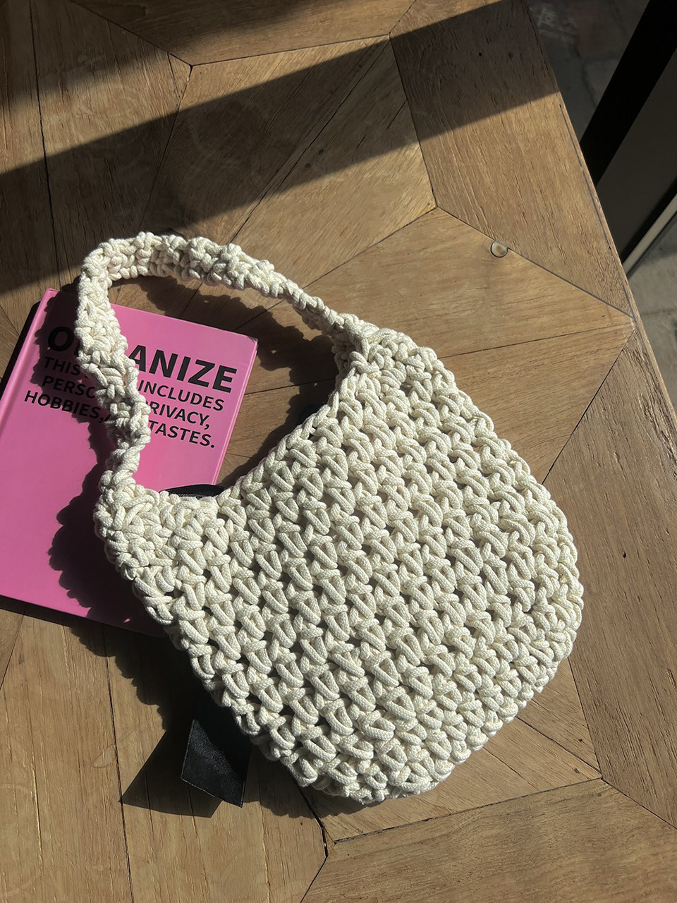 Ribbon Ballet Core Knit Tote Bag (5 colors)