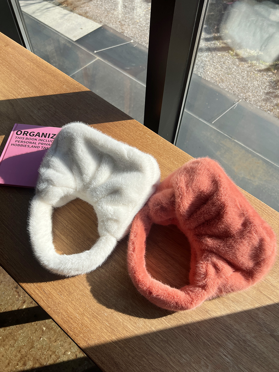 Eldon Shirred Fur Tote Bag