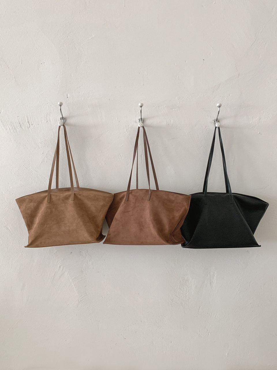 Suede Classic Leather Big Tote Bag/Shoulder Bag