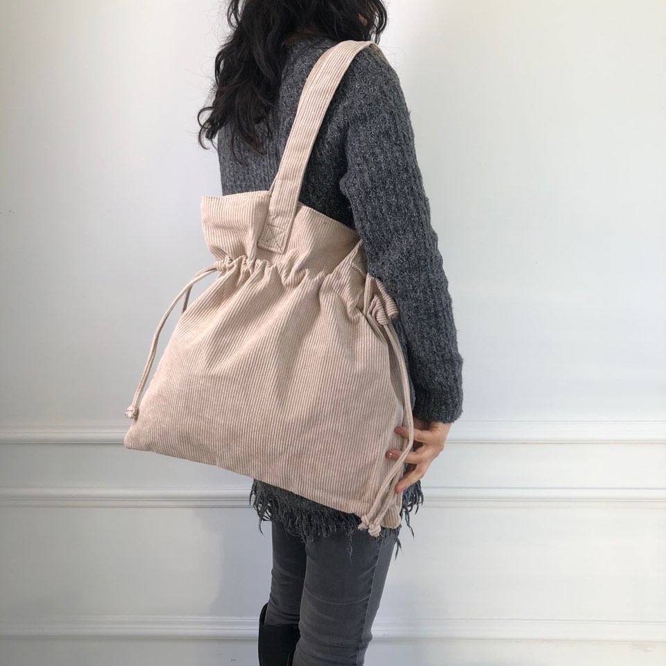 Corduroy Big Shoulder Eco Bag