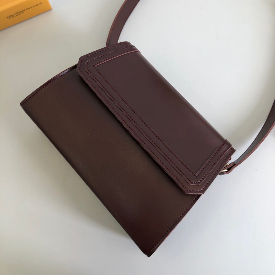 Classic trapezoid stitch cross bag (4 colors)