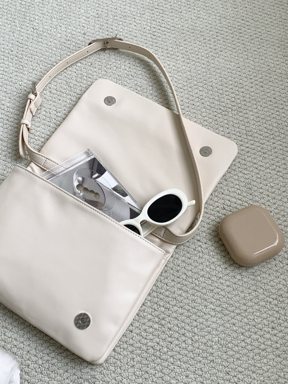 Square Mini Shoulder Bag (4 colors)