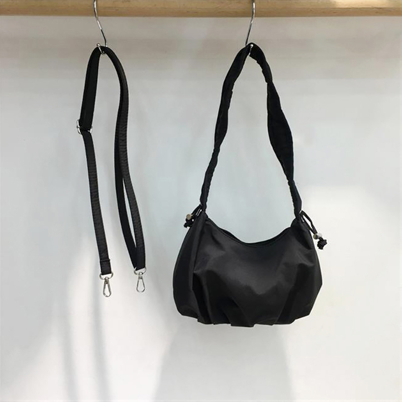 Jolly Shirred Round String Mini Shoulder Bag
