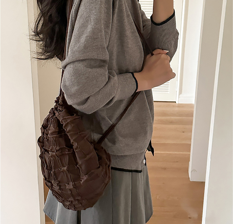 Bubble Lace Quilted Mini Backpack