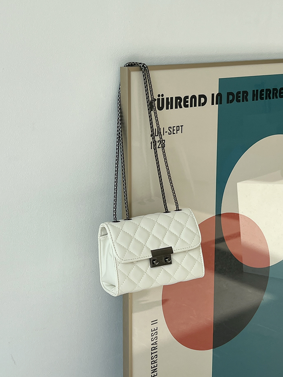 Kate Quilted Square Mini Chain Shoulder Bag