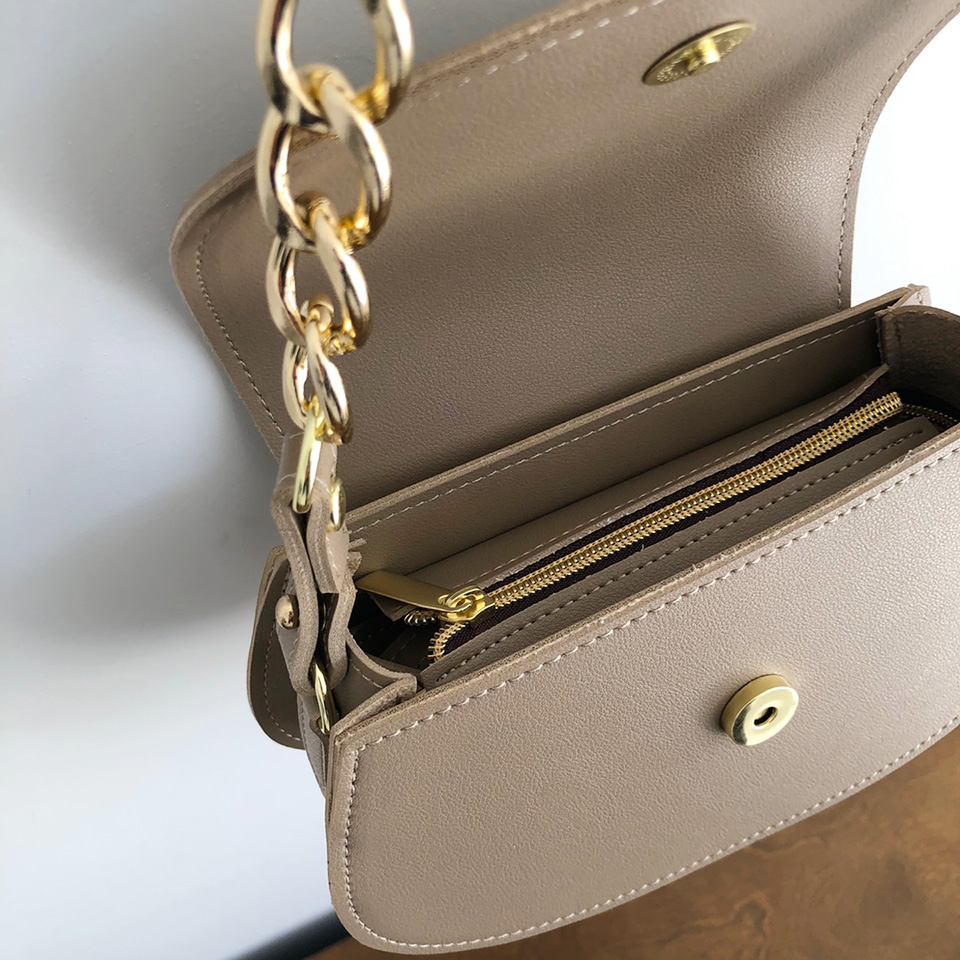 Soft chain mini shoulder bag (with cross strap)