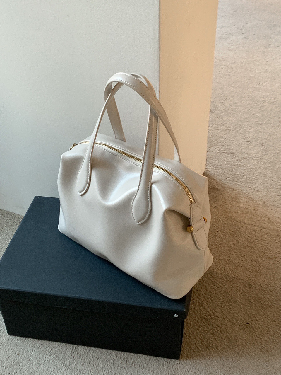 Enamel Square Tote Bag (4 colors)