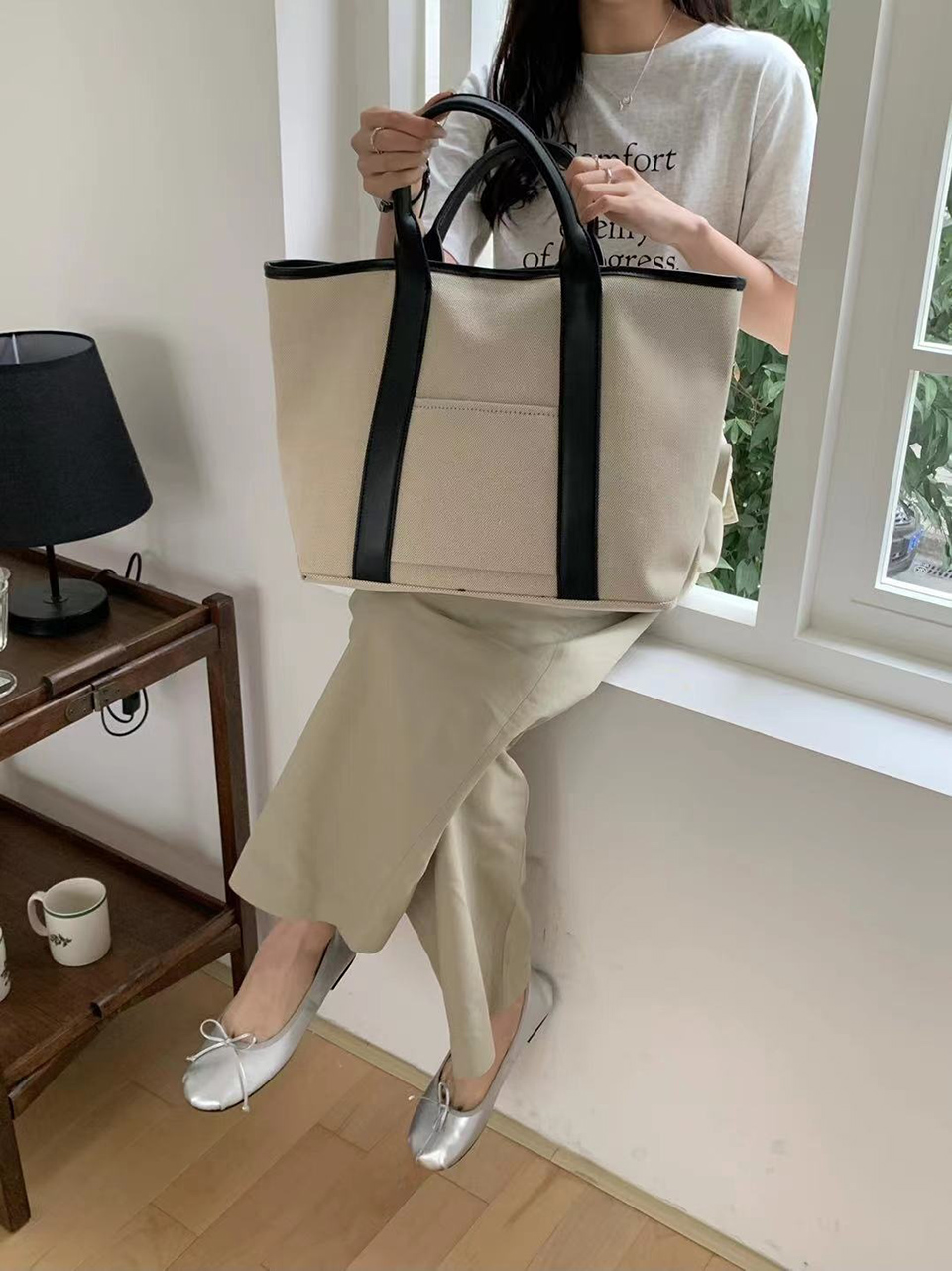 Pocket tote bag (3 colors)