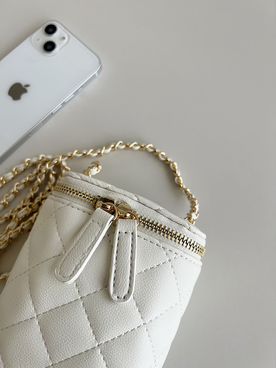 Sienna Quilted Square Mini Chain Bag