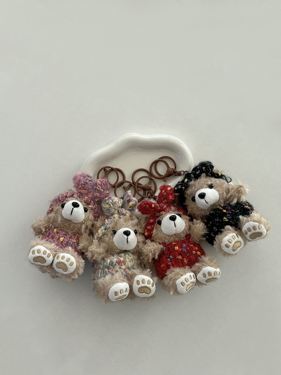 Teddy bear doll charm