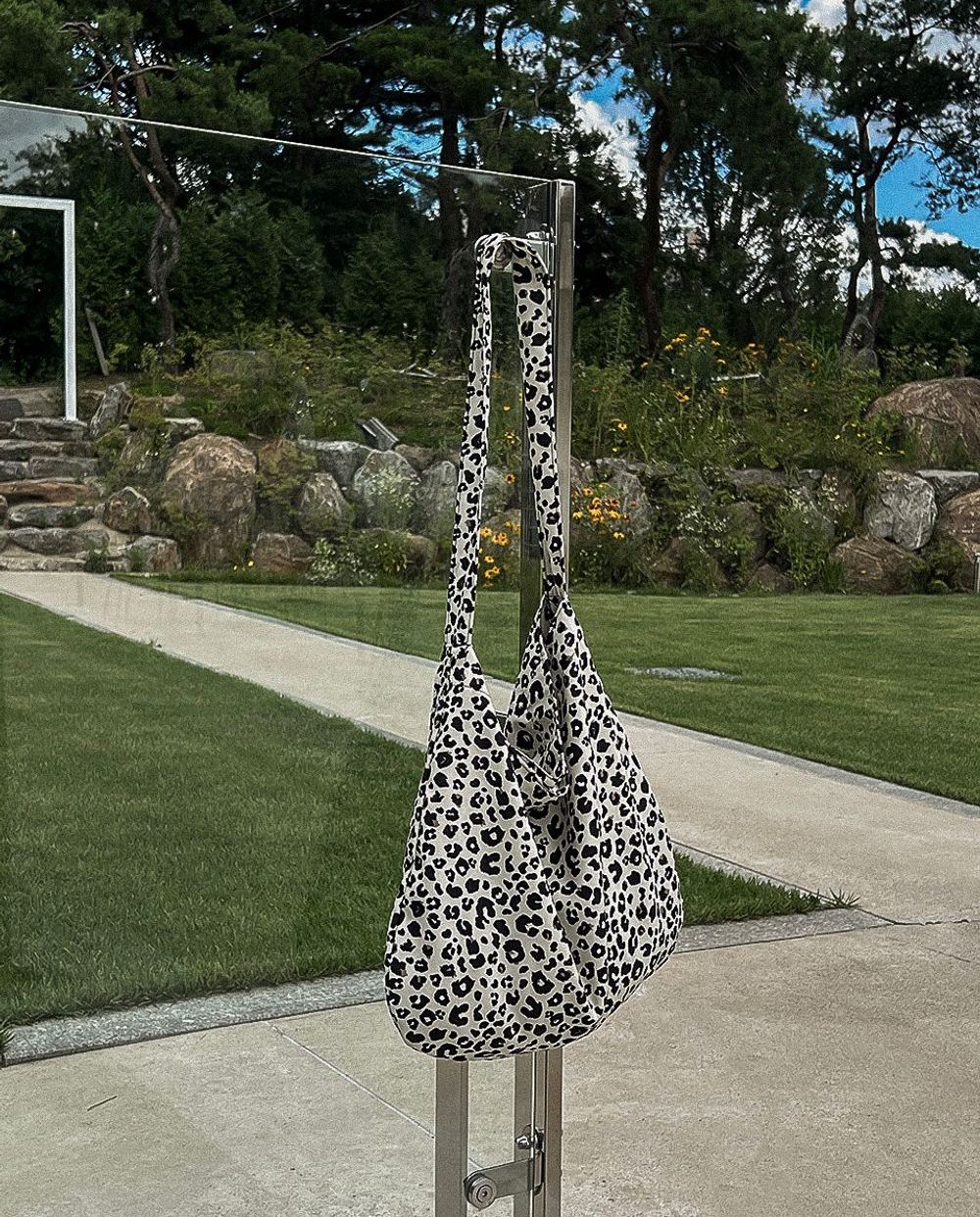 Leopard print eco bag