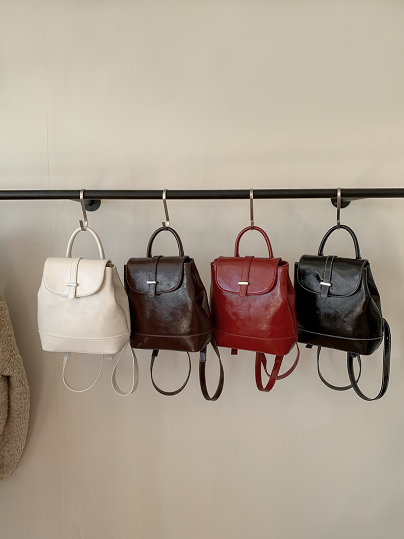 Crack Classic Leather Mini Backpack