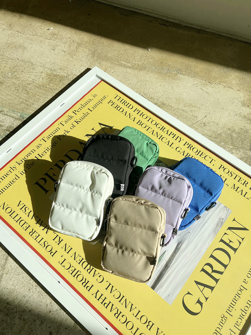 Smooth Quilted Square Mini Bag
