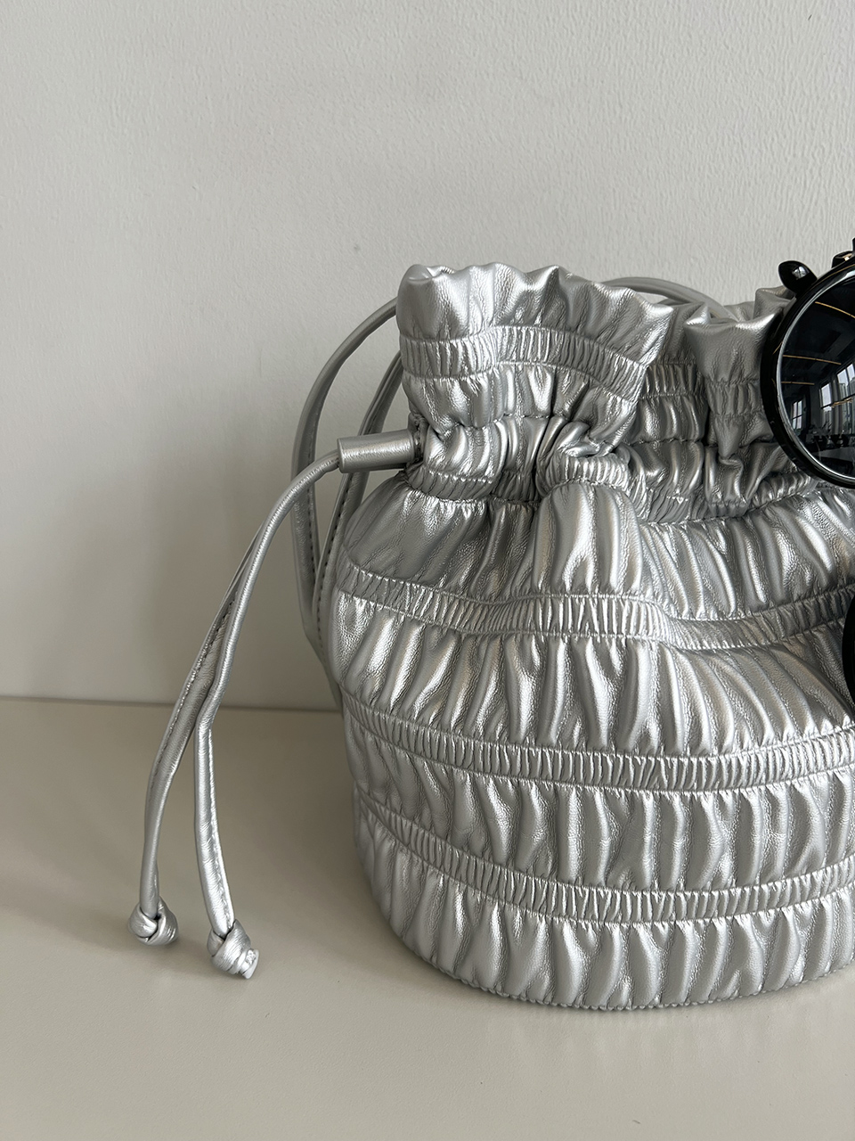 Lauren Fritz Shirring Shoulder Bag