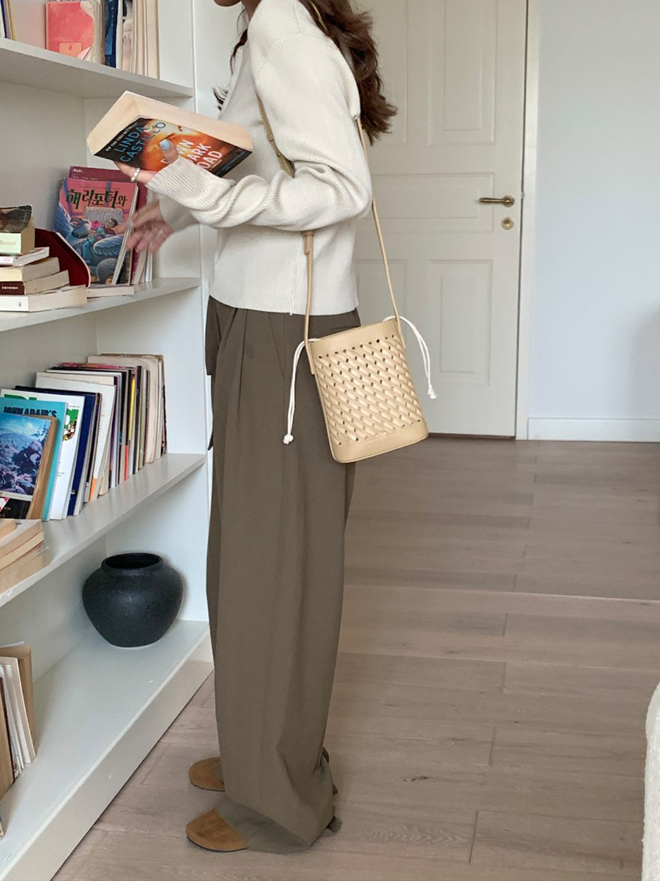 Bali Weaving Net Mini Shoulder Bag