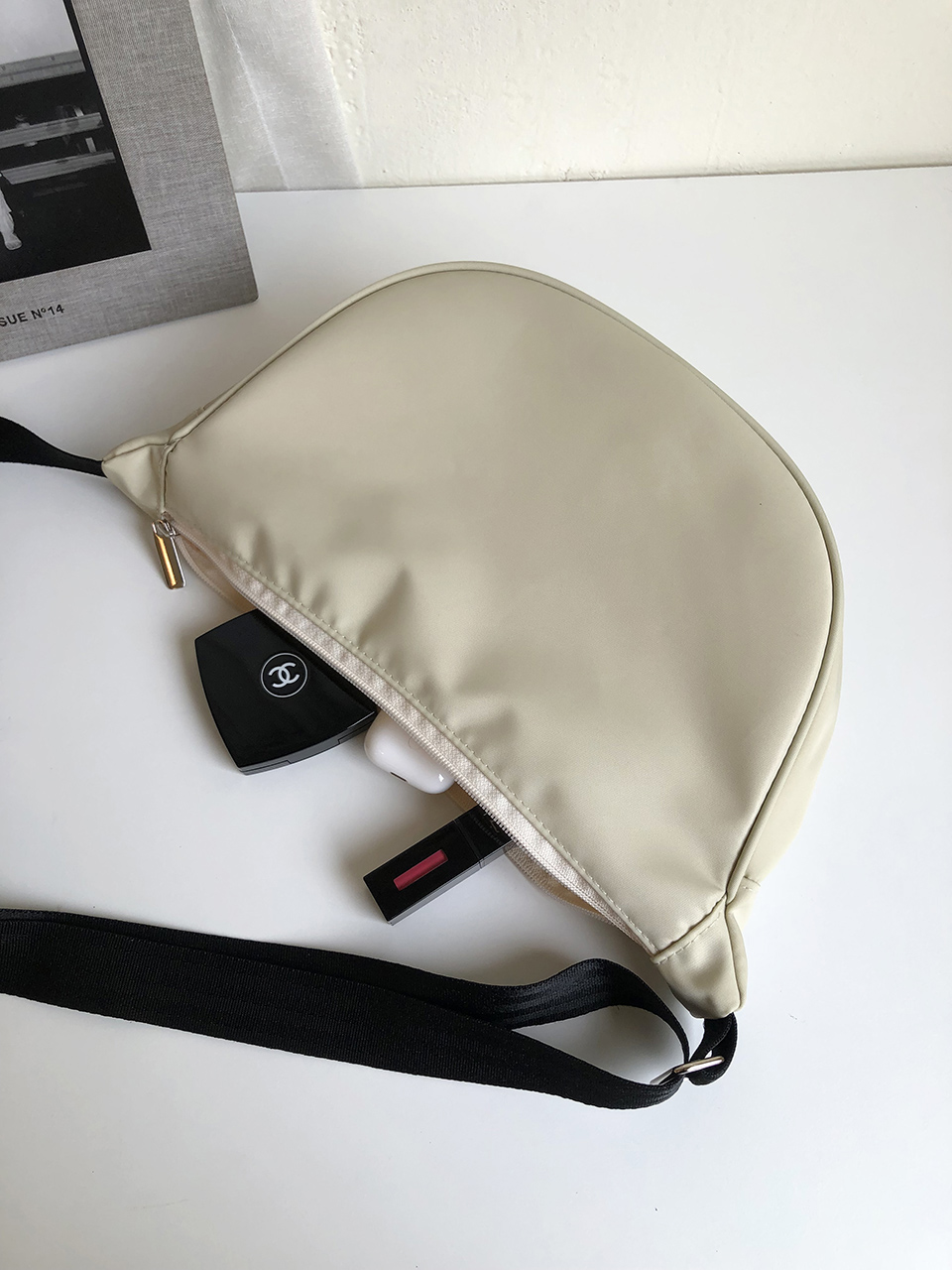 Nylon crossbody bag