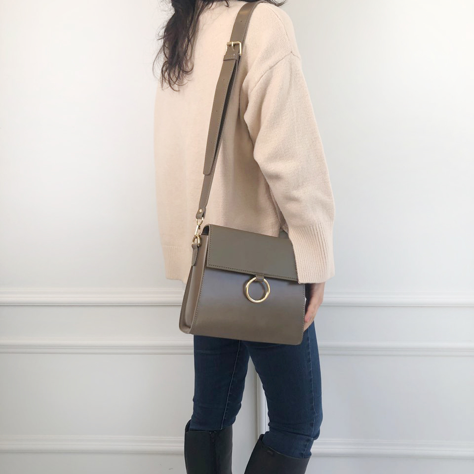 Ring Square Mini Shoulder Bag (4 colors)