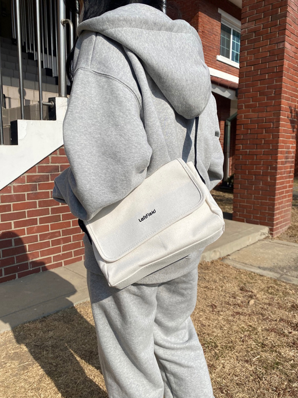 Canvas Flip Mini Shoulder Bag