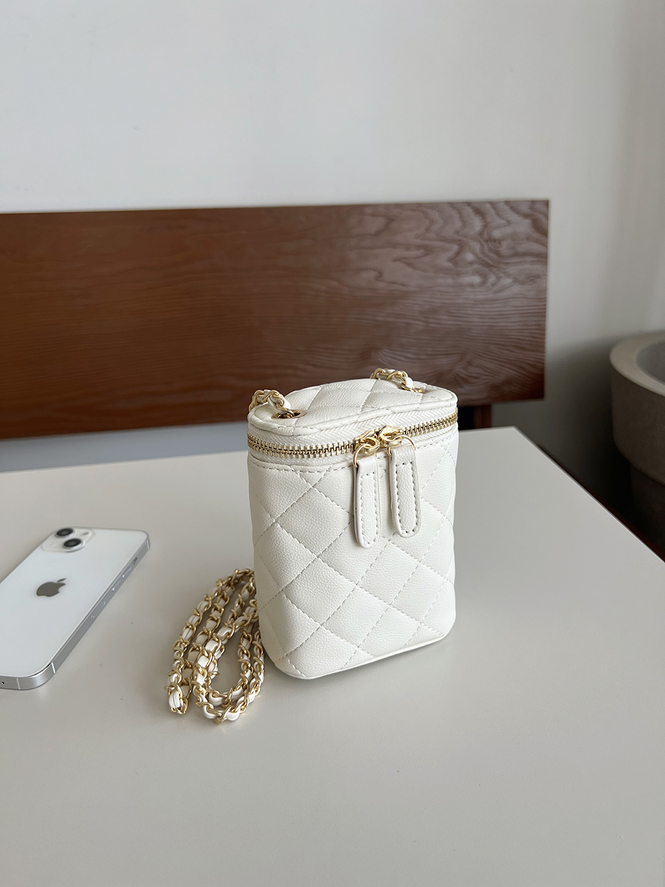 Sienna Quilted Square Mini Chain Bag