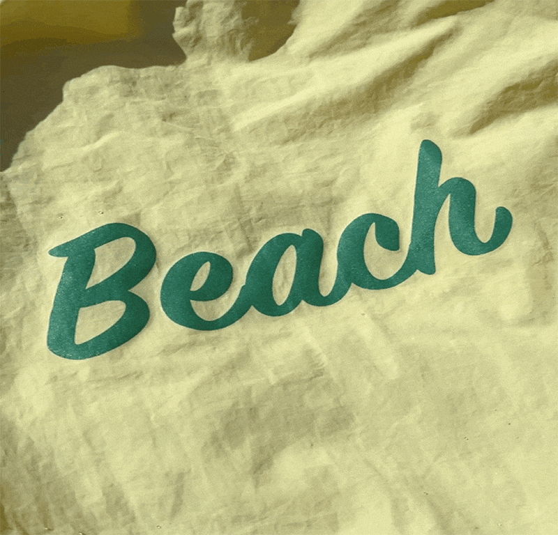 [Nylon] Lettering String Eco Bag (5 colors)