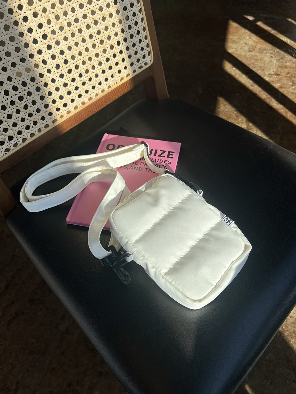 Smooth Quilted Square Mini Bag