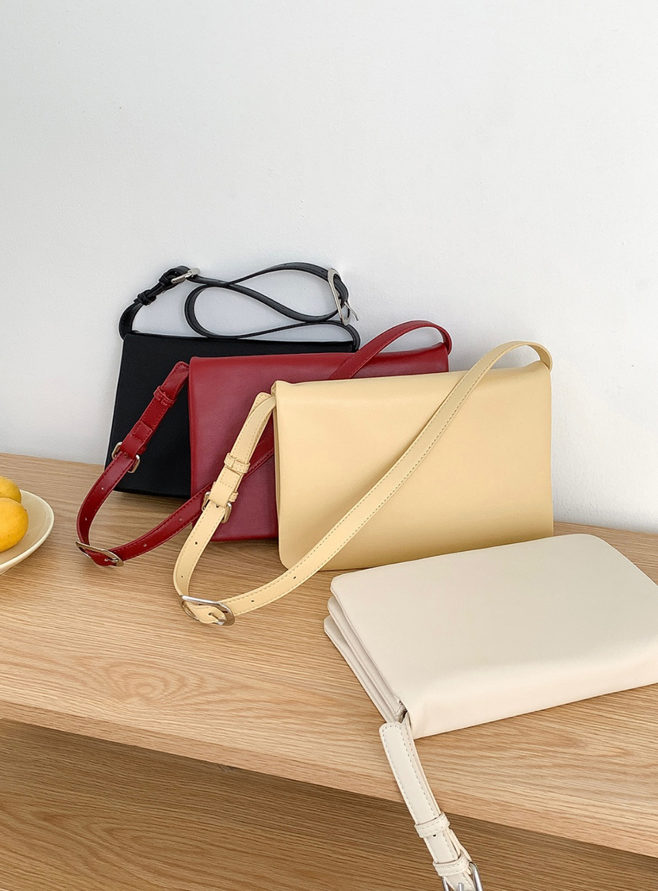 Square Mini Shoulder Bag (4 colors)