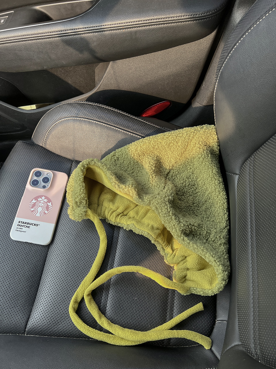 Fleece-lined balaclava/earmuffs
