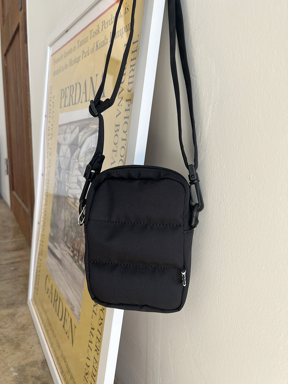 Smooth Quilted Square Mini Bag