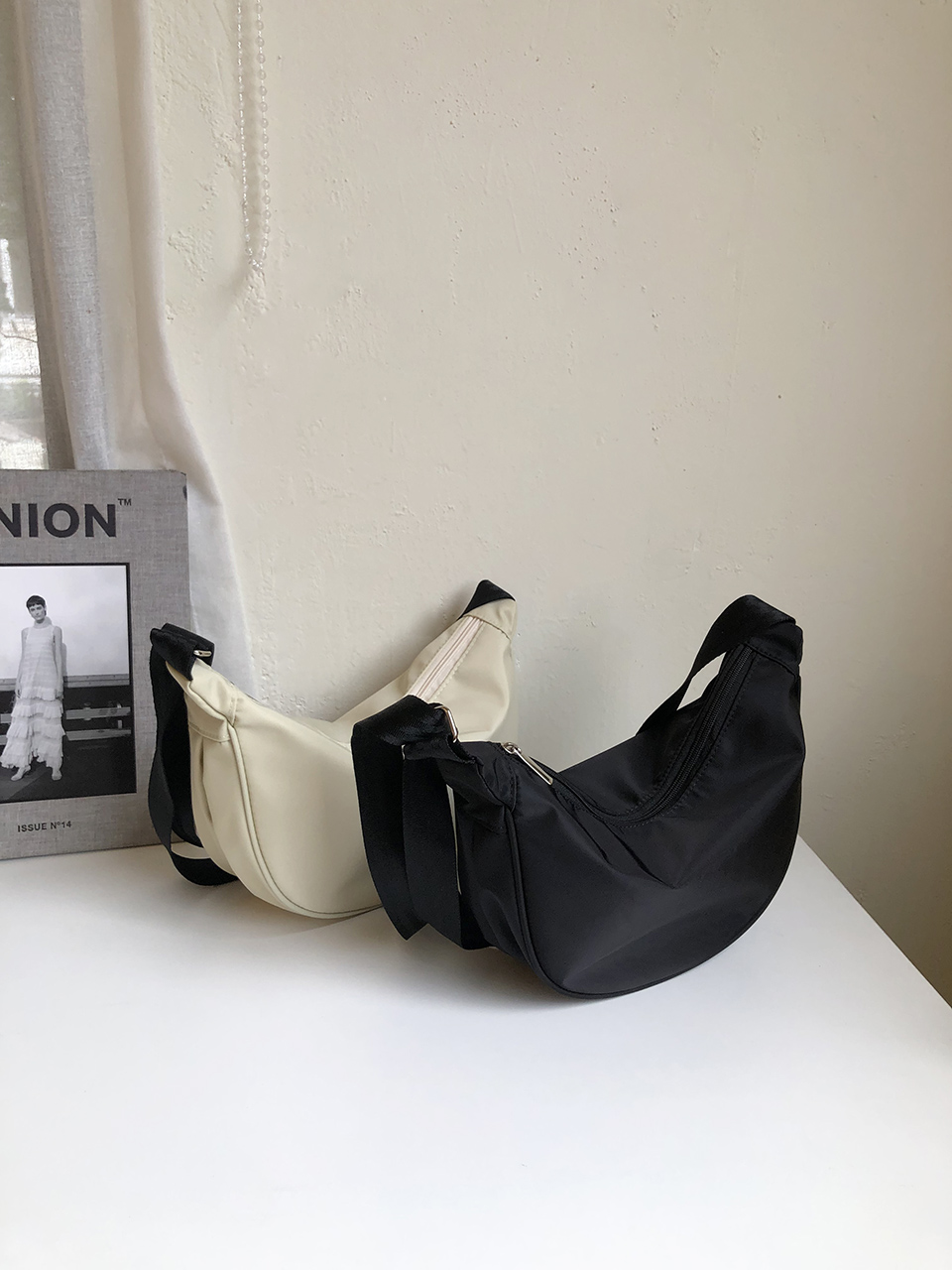 Nylon crossbody bag