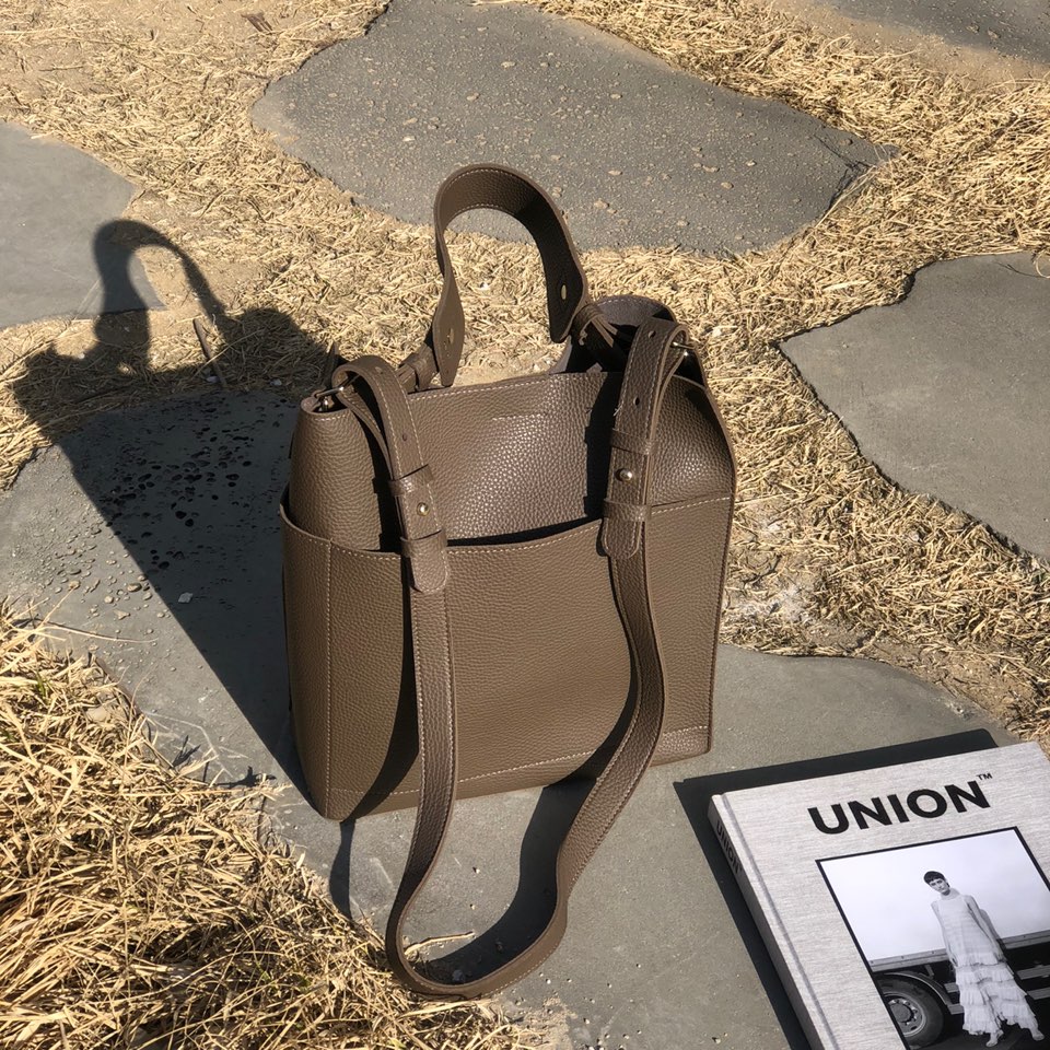 Two-way Big Cross Bucket Bag (7 colors)