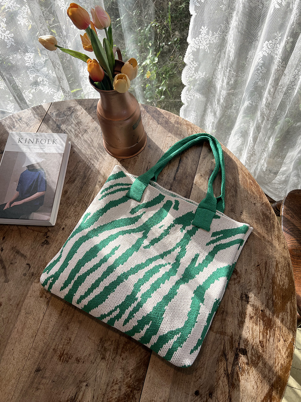 Knitted Big Eco Bag (4 colors)